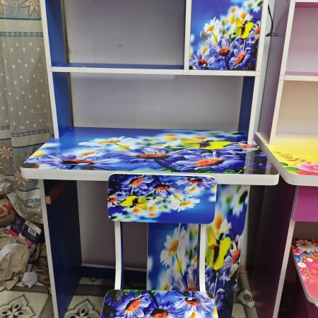 Blue Table With Flowers 24"*36"